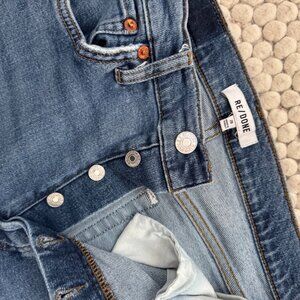 RE/DONE Comfort Stretch High Rise Ankle Crop - Mid 70s